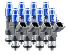 Eight Cylinder 365cc Custom Injector Set (isc-0365h-8)