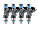 Four Cylinder 525cc Custom Injector Set (isc-0525h-4)