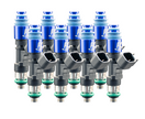 Eight Cylinder 525cc Custom Injector Set (isc-0525h-8)