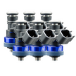 Six Cylinder 540cc Custom Injector Set (38mm height only) (isc-0540h-6)