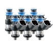Six Cylinder 0660cc Custom Injector Set (38mm height only) (isc-0660h-sp-6)