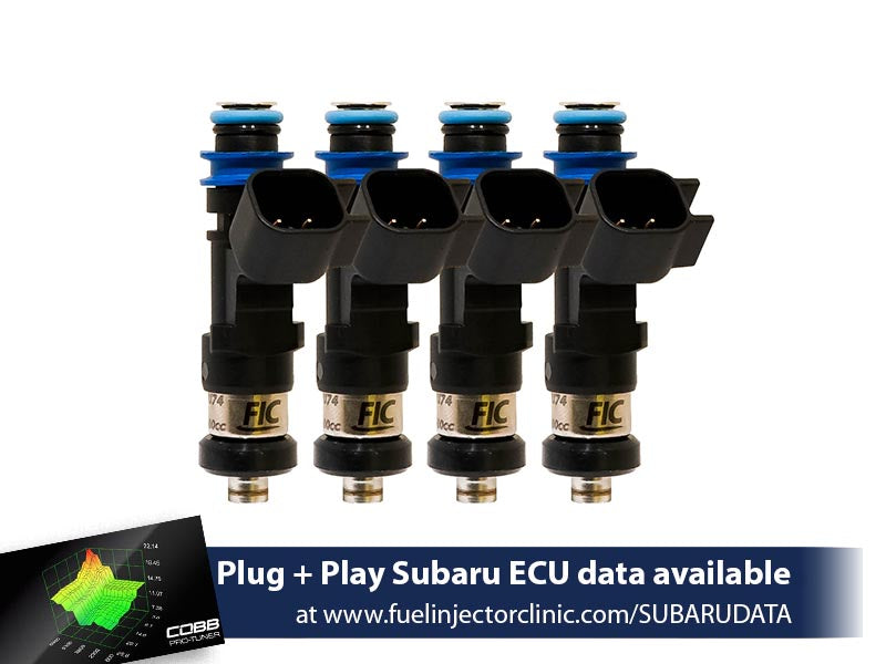 650cc Subaru WRX('02-'14)/STi ('07+) Fuel Injector Clinic Injector Set