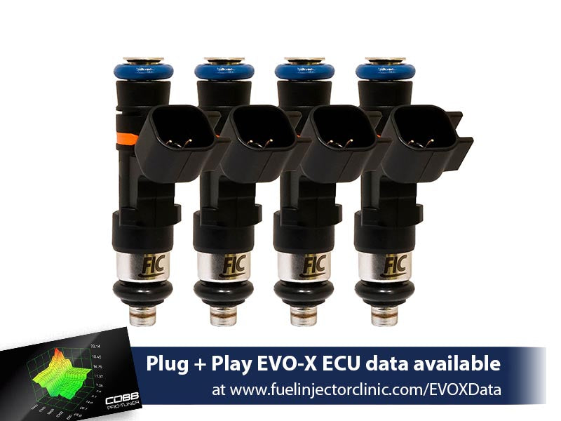 Injector Module Evolve Ino 650cc FIC Mitsubishi Evo X Fuel Injector Clinic Injector Set (High-Z)