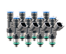 Eight Cylinder 1000cc Custom Injector Set (isc-1000h-8)