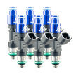 Six Cylinder 1000cc Custom Injector Set (isc-1000h-6)