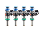 Four Cylinder 1200cc Custom Injector Set (isc-1200h-4)
