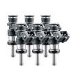 Six Cylinder 1200cc Custom Injector Set (isc-1200h-6)