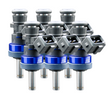 Six Cylinder 1200cc Custom Injector Set (isc-1200h-6)