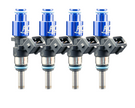 Four Cylinder 1200cc Custom Injector Set (isc-1200h-4)