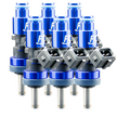 Six Cylinder 1200cc Custom Injector Set (isc-1200h-6)