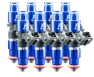 Eight Cylinder 1200cc Custom Injector Set (isc-1200h-8)