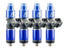 Four Cylinder 1200cc Custom Injector Set (isc-1200h-4)