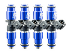 Four Cylinder 1200cc Custom Injector Set (isc-1200h-4)