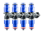 Four Cylinder 1200cc Custom Injector Set (isc-1200h-4)