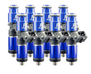 Eight Cylinder 1200cc Custom Injector Set (isc-1200h-8)