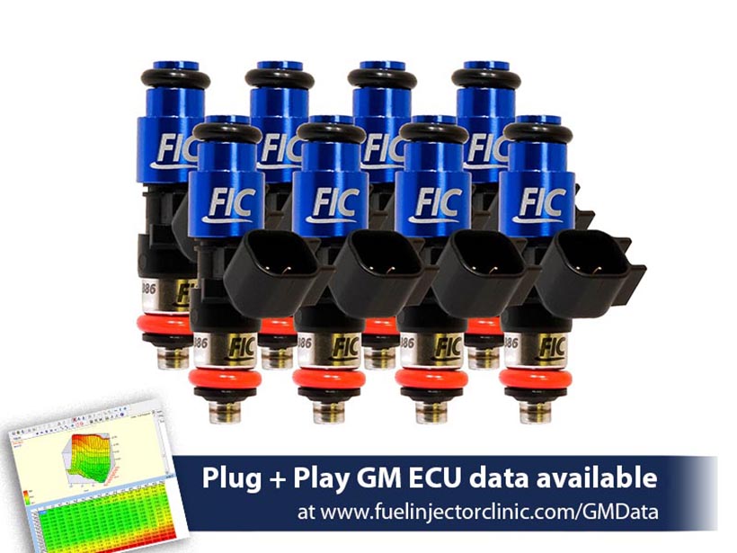 1200cc-D (130 lbs/hr at OE 58 PSI fuel pressure) FIC Fuel Injector Cli ...
