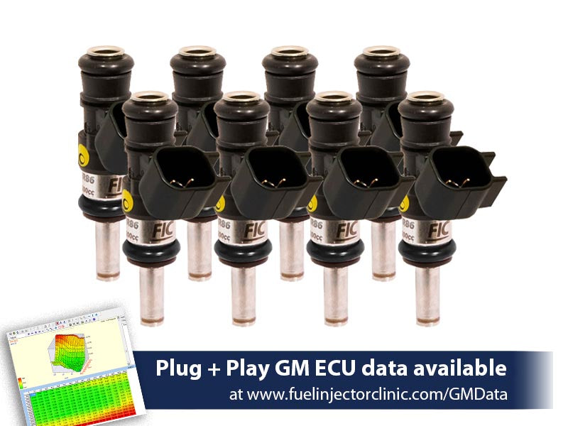 1440cc (160 lbs/hr at OE 58 PSI fuel pressure) FIC Fuel Injector Clini ...