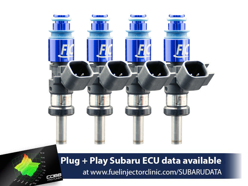 1440cc FIC Subaru WRX('02-'14)/STi ('07+) Fuel Injector Clinic Injector Set (High-Z) (is175-1440h)