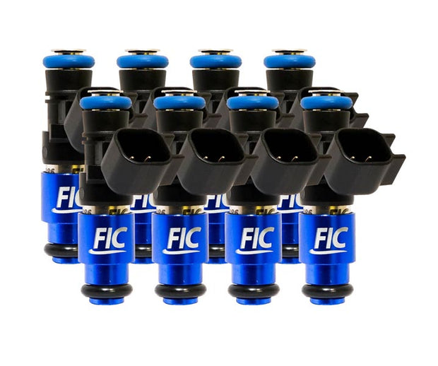 1200cc-D (130 lbs/hr at OE 58 PSI fuel pressure) FIC Fuel Injector Clinic Injector Set for Dodge 4.7L (2008-2013), 5.7L  (2003 - present) (High-Z)(IS156-1200H-D)