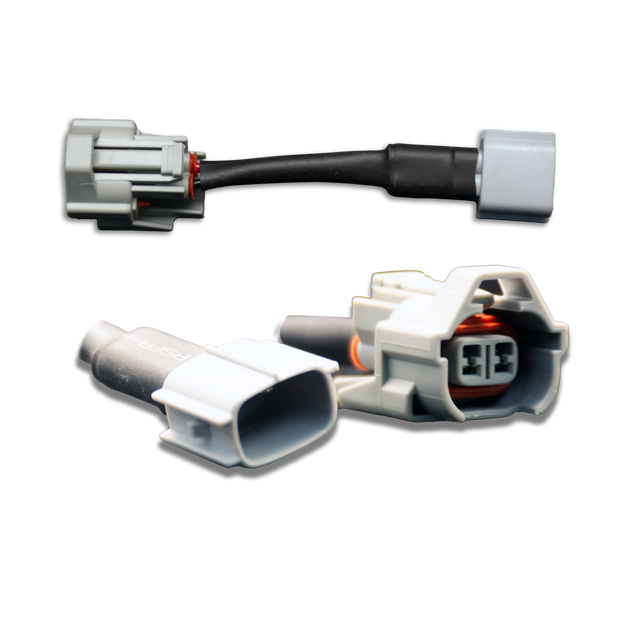 Set of 4 Denso (female) to Toyota (male) injector plug adaptors (padpdtot4)