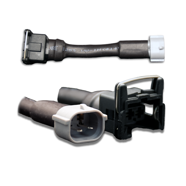 Set of 4 Jetronic/EV1 (female) to Denso (male) injector plug adaptors (padpjtod4)