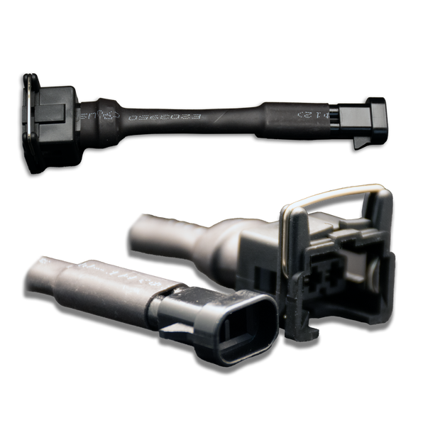 Set of 8 Jetronic/EV1 (female) to GM/Delphi (male) injector plug adaptors (padpjtogm8)