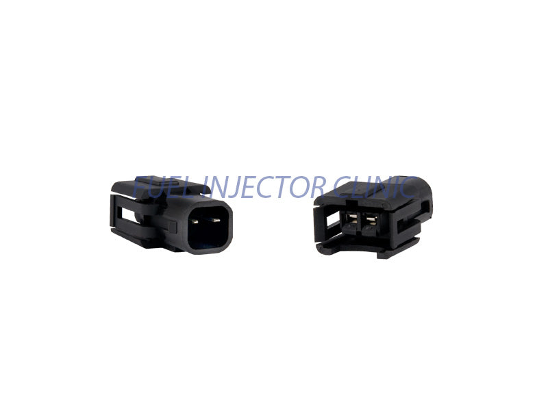 Set of 6 Jetronic/EV1 (female) to US Car/EV6 (male) injector plug adap ...