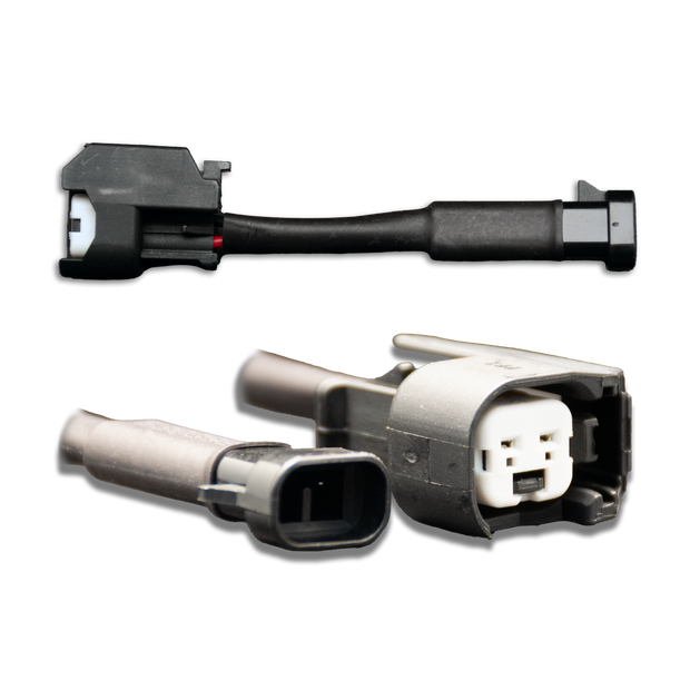 Set of 8 US Car/EV6 (female) to GM/Delphi (male) injector plug adaptors (padputogm8)