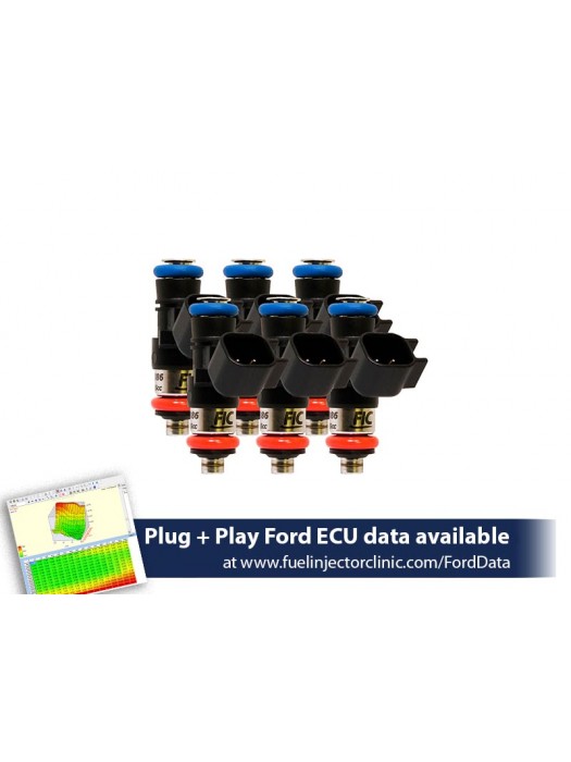 850cc (81 lbs/hr at 43.5 PSI fuel pressure) FIC Fuel  Injector Clinic Injector Set for Ford Raptor (2010-2014) Injector Sets