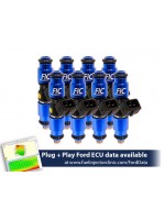 1200cc (110 lbs/hr at 43.5 PSI fuel pressure) FIC Fuel  Injector Clinic Injector Set for Ford F150 (1985-2003)/Ford Lightning (1993-1995)