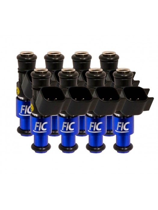 1440cc (160 lbs/hr at OE 58 PSI fuel pressure) FIC Fuel Injector Clinic Injector Set for 4.8/5.3/6.0 Truck Motors ('99-'06) (High-Z)