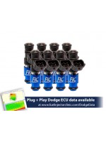 2150cc (240 lbs/hr at OE 58 PSI fuel pressure) FIC Fuel Injector Clinic Injector Set for Dodge Hemi SRT-8, 5.7 (High-Z)