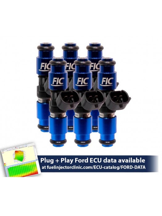 2150cc (200 lbs/hr at 43.5 PSI fuel pressure) FIC Fuel  Injector Clinic Injector Set for Ford Falcon XR6T (FG)