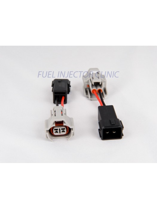 Set of 4 Denso (female) to Honda OBD2 (male) injector plug adaptors