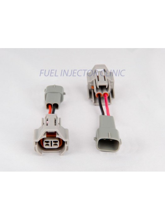 Set of 4 Denso (female) to Toyota (male) injector plug adaptors