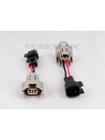 Set of 6 Denso (female) to US Car/EV6 (male) injector plug adaptors