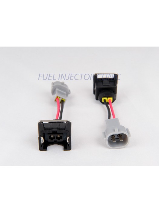 Set of 6 Jetronic/EV1 (female) to Denso (male) injector plug adaptors