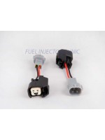 Set of 4 US Car/EV6 (female) to Denso (male) injector plug adaptors