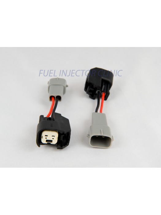 Set of 4 US Car/EV6 (female) to Toyota (male) injector plug adaptors