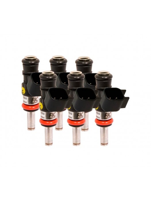 1440cc (160 lbs/hr at OE 58 PSI fuel pressure) FIC Fuel Injector Clinic Injector Set for Jeep 3.6L V6 engines (High-Z)