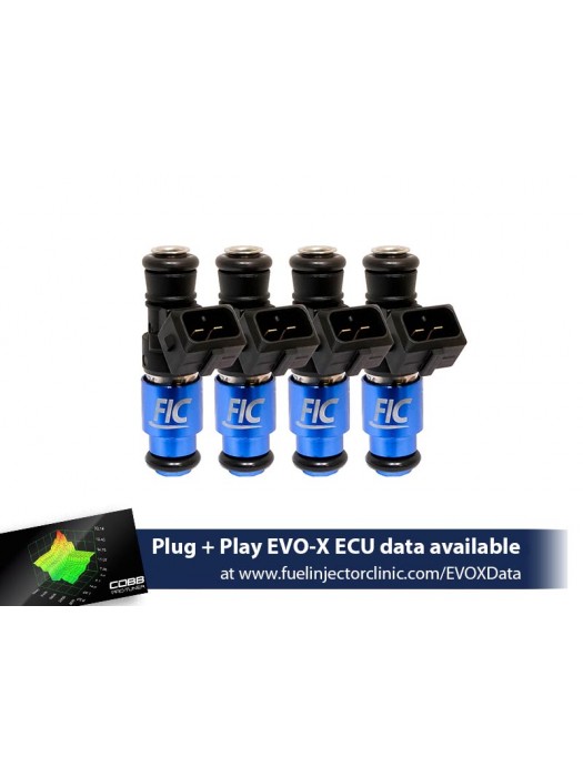 1650cc FIC Mitsubishi Evo X Fuel Injector Clinic Injector Set (High-Z)