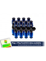 2150cc (200 lbs/hr at 43.5 PSI fuel pressure) FIC Fuel  Injector Clinic Injector Set for Mustang GT (1987-2004)/ Cobra (1993-1998)(High-Z)