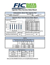Fuel Injector Datasheet, click image for larger view