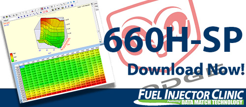 Fuel Injector Clinic Dodge Tuning Data for 660SP