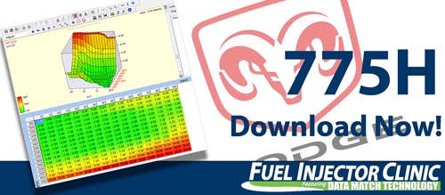 Dodge Data for our 775cc/min Injector