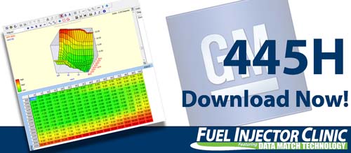 GM Data for our 445cc/min Injector